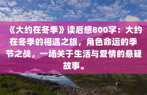 《大约在冬季》读后感800字：大约在冬季的相遇之旅，角色命运的季节之战，一场关于生活与爱情的悬疑故事。