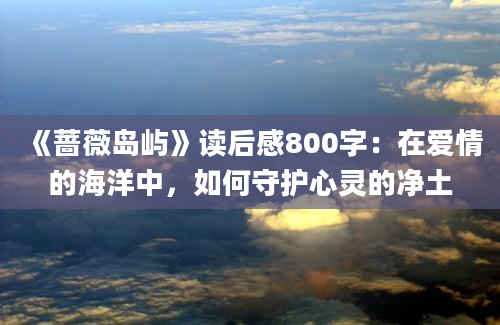 《蔷薇岛屿》读后感800字：在爱情的海洋中，如何守护心灵的净土