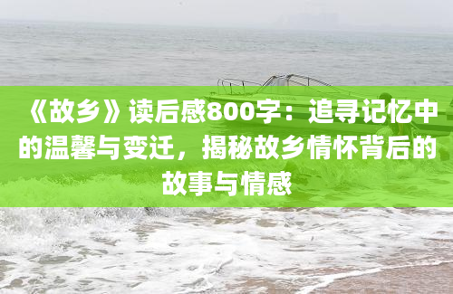 《故乡》读后感800字：追寻记忆中的温馨与变迁，揭秘故乡情怀背后的故事与情感