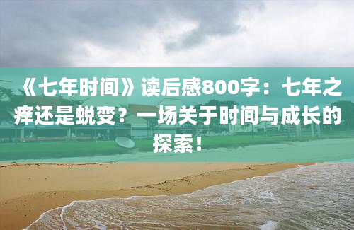 《七年时间》读后感800字：七年之痒还是蜕变？一场关于时间与成长的探索！