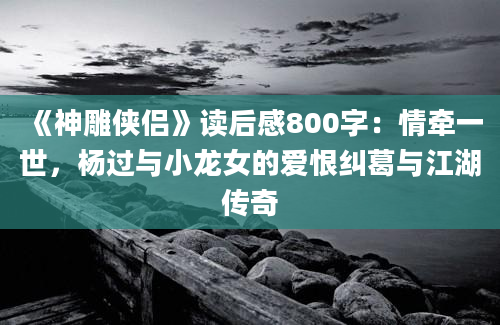 《神雕侠侣》读后感800字：情牵一世，杨过与小龙女的爱恨纠葛与江湖传奇