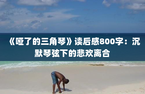 《哑了的三角琴》读后感800字：沉默琴弦下的悲欢离合