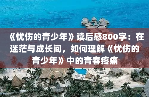 《忧伤的青少年》读后感800字：在迷茫与成长间，如何理解《忧伤的青少年》中的青春疼痛