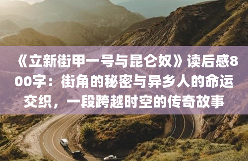 《立新街甲一号与昆仑奴》读后感800字：街角的秘密与异乡人的命运交织，一段跨越时空的传奇故事