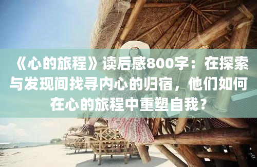 《心的旅程》读后感800字：在探索与发现间找寻内心的归宿，他们如何在心的旅程中重塑自我？