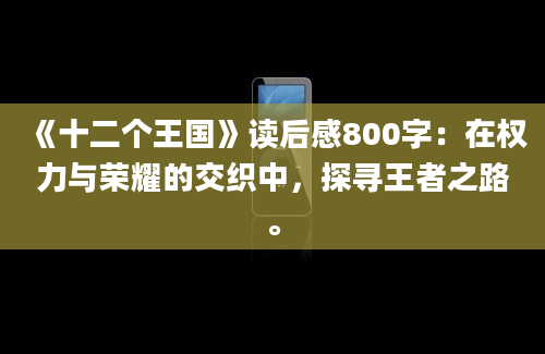 《十二个王国》读后感800字：在权力与荣耀的交织中，探寻王者之路。