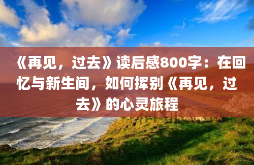 《再见，过去》读后感800字：在回忆与新生间，如何挥别《再见，过去》的心灵旅程