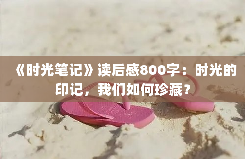 《时光笔记》读后感800字：时光的印记，我们如何珍藏？