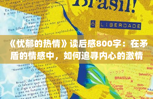 《忧郁的热情》读后感800字：在矛盾的情感中，如何追寻内心的激情