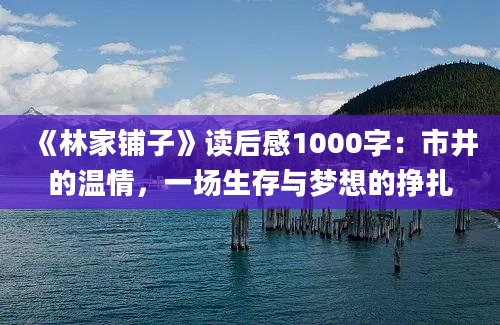 《林家铺子》读后感1000字：市井的温情，一场生存与梦想的挣扎