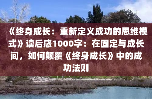 《终身成长：重新定义成功的思维模式》读后感1000字：在固定与成长间，如何颠覆《终身成长》中的成功法则