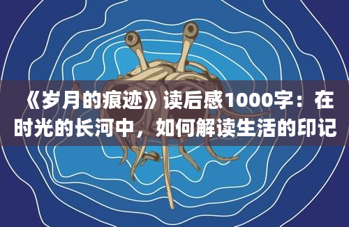 《岁月的痕迹》读后感1000字：在时光的长河中，如何解读生活的印记