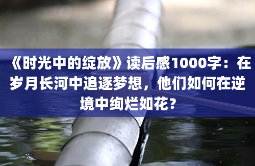 《时光中的绽放》读后感1000字：在岁月长河中追逐梦想，他们如何在逆境中绚烂如花？