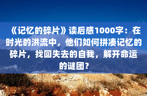 《记忆的碎片》读后感1000字：在时光的洪流中，他们如何拼凑记忆的碎片，找回失去的自我，解开命运的谜团？