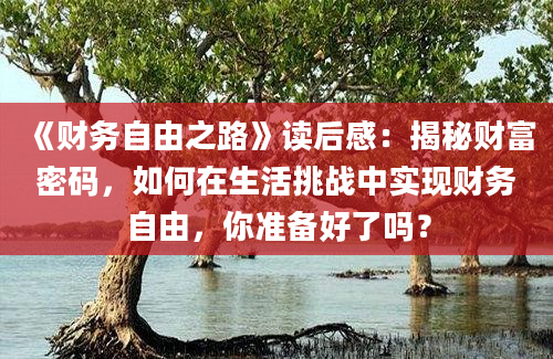 《财务自由之路》读后感：揭秘财富密码，如何在生活挑战中实现财务自由，你准备好了吗？