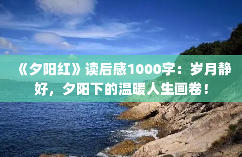 《夕阳红》读后感1000字：岁月静好，夕阳下的温暖人生画卷！