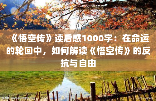 《悟空传》读后感1000字：在命运的轮回中，如何解读《悟空传》的反抗与自由