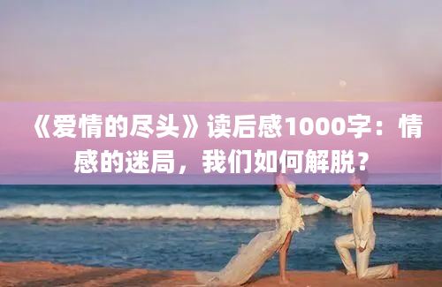 《爱情的尽头》读后感1000字：情感的迷局，我们如何解脱？