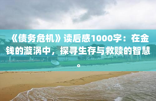 《债务危机》<a href=https://www.baixuetang.com target=_blank class=infotextkey>读后感</a>1000字：在金钱的漩涡中，探寻生存与救赎的<a href=https://www.baixuetang.com/tag/zhihui.html target=_blank class=infotextkey>智慧</a>。